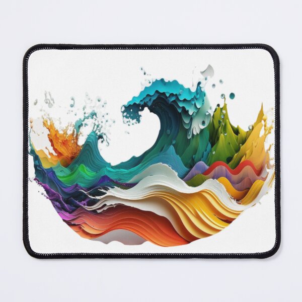 Item preview, Really Colourful Abstract Wave Youth Style designed and sold by EnzoZs.