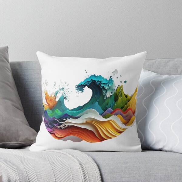 Item preview, Really Colourful Abstract Wave Youth Style designed and sold by EnzoZs.