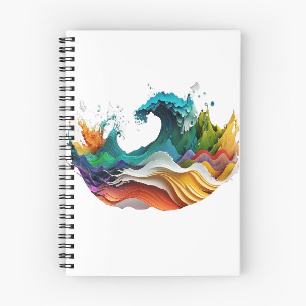Item preview, Really Colourful Abstract Wave Youth Style designed and sold by EnzoZs.