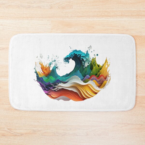 Item preview, Really Colourful Abstract Wave Youth Style designed and sold by EnzoZs.