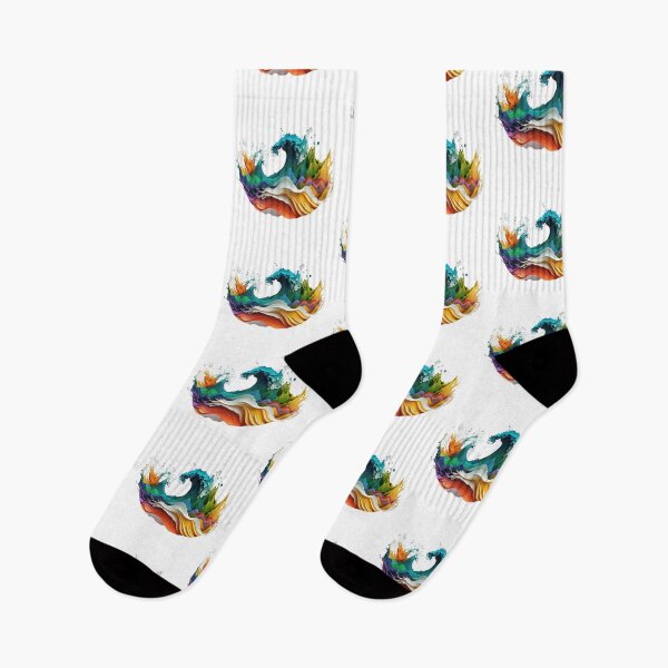 Item preview, Really Colourful Abstract Wave Youth Style designed and sold by EnzoZs.