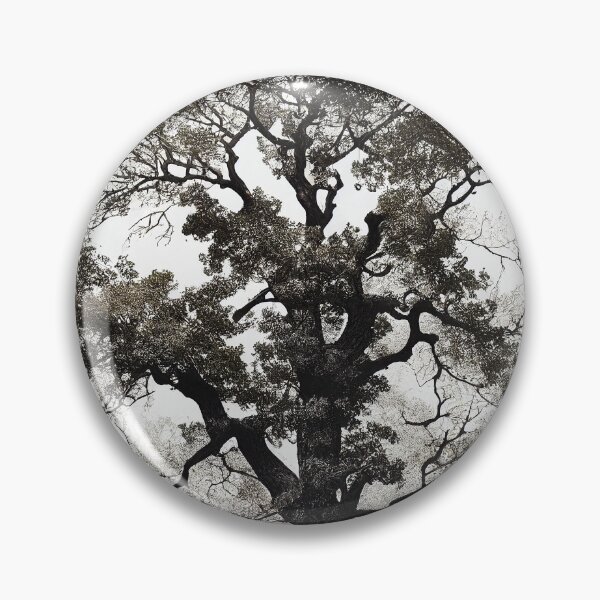 Item preview, Nordic Minimalist Antique Oak Tree Art Printable  designed and sold by Abili-Tees.