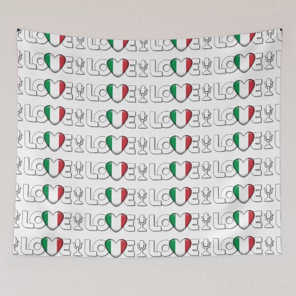 Item preview, Love Italy - Eurovision Song Contest designed and sold by Vision-Tees.