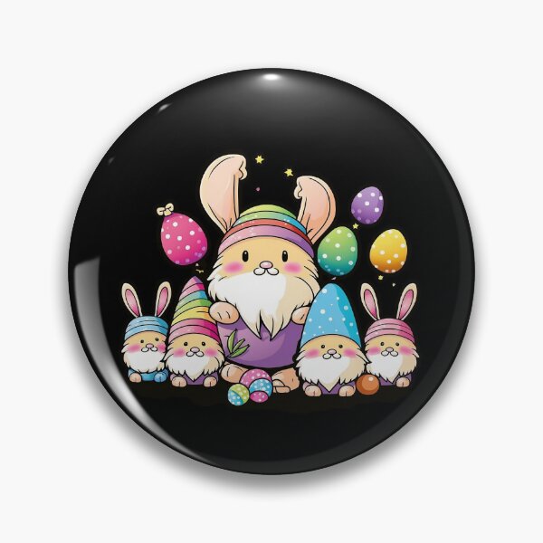 Item preview, Easter Bunny Spring Cute Gnome Easter Egg Hunting And Basket  designed and sold by Cheeeeky.
