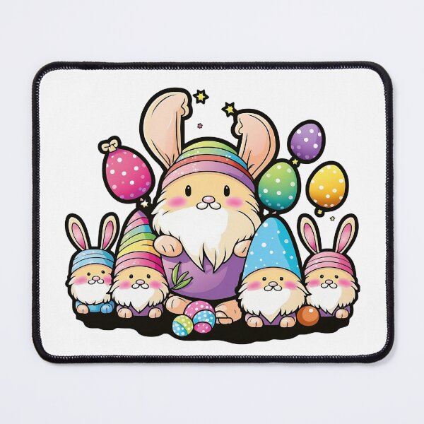 Item preview, Easter Bunny Spring Cute Gnome Easter Egg Hunting And Basket  designed and sold by Cheeeeky.