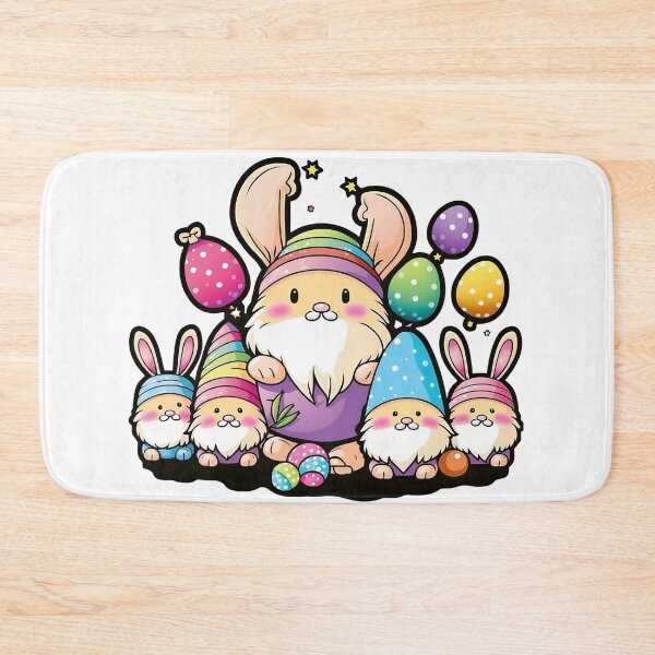 Item preview, Easter Bunny Spring Cute Gnome Easter Egg Hunting And Basket  designed and sold by Cheeeeky.