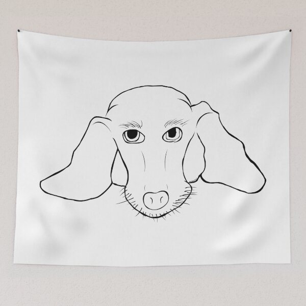 Item preview, Basset Hound Mix Drawing designed and sold by BluArt422.
