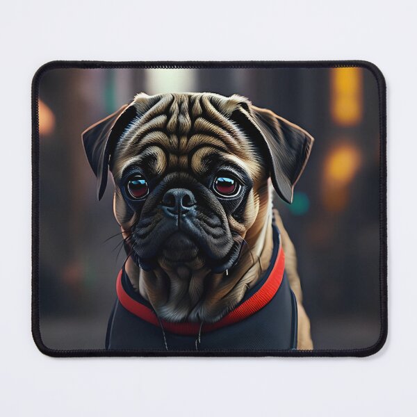 Item preview, A cute and pitiful dog is waiting for you to take it home at a corner of the city designed and sold by SurrealAnimals.
