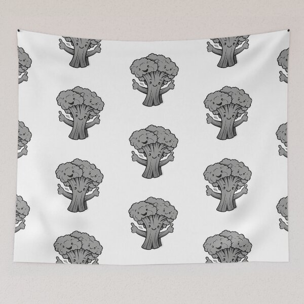 Item preview, happy broccoli designed and sold by Kelde-Desing.