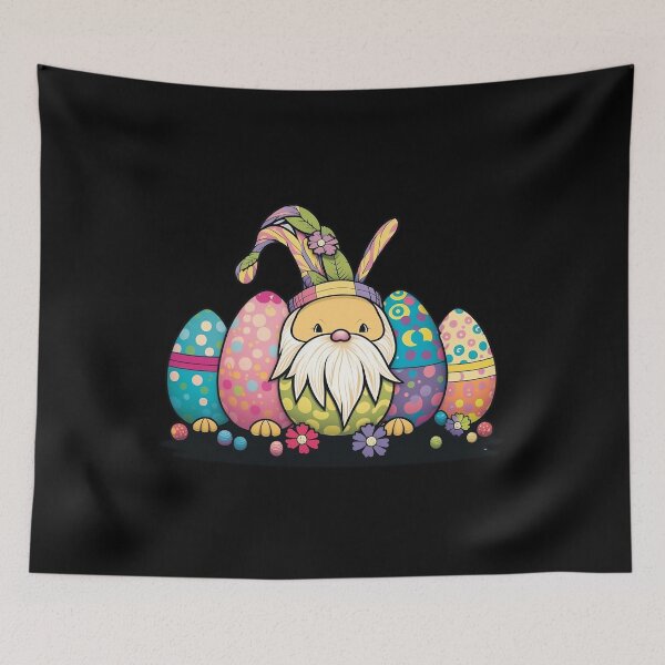 Item preview, Easter Bunny Spring Cute Gnome Easter Egg Hunting And Basket  designed and sold by Cheeeeky.
