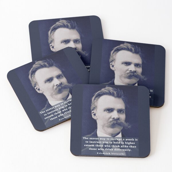 Item preview, Copy of friedrich nietzsche: The surest way to corrupt a youth..... designed and sold by artbleed.