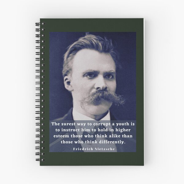 Item preview, Copy of friedrich nietzsche: The surest way to corrupt a youth..... designed and sold by artbleed.