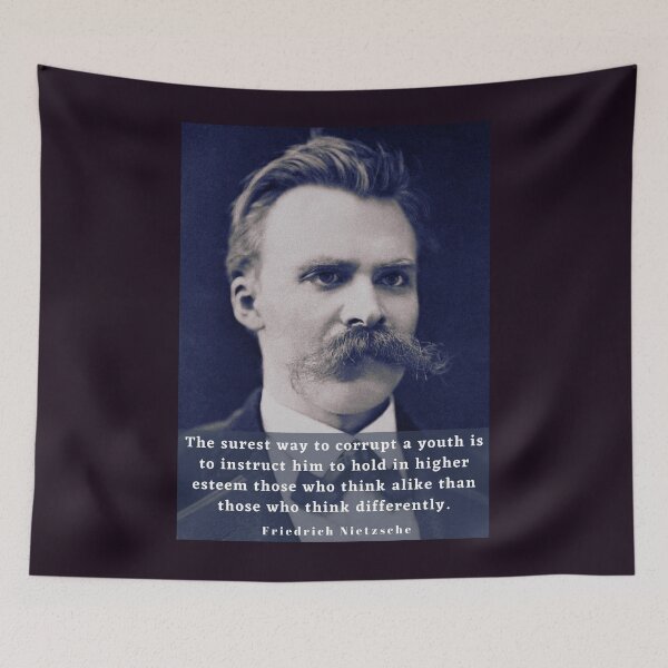 Item preview, Copy of friedrich nietzsche: The surest way to corrupt a youth..... designed and sold by artbleed.