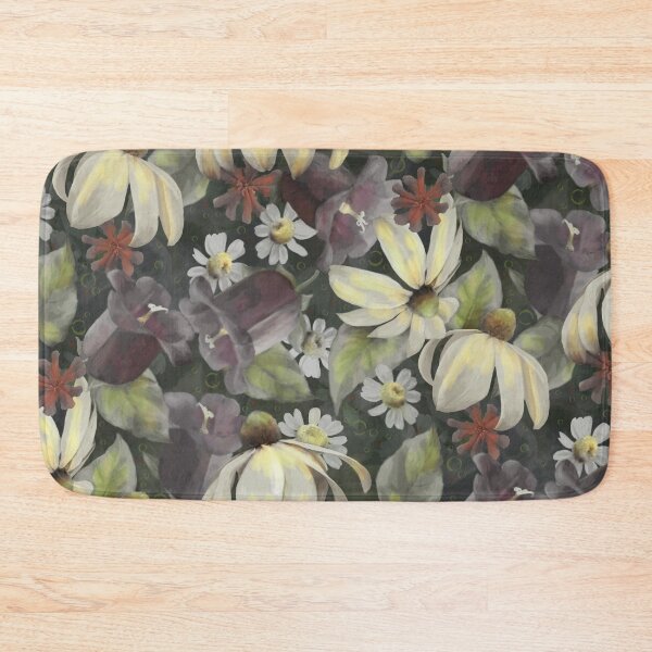 Item preview, Rudbeckia and Campanula Repeated Pattern  Design  designed and sold by Tina Veenstra.