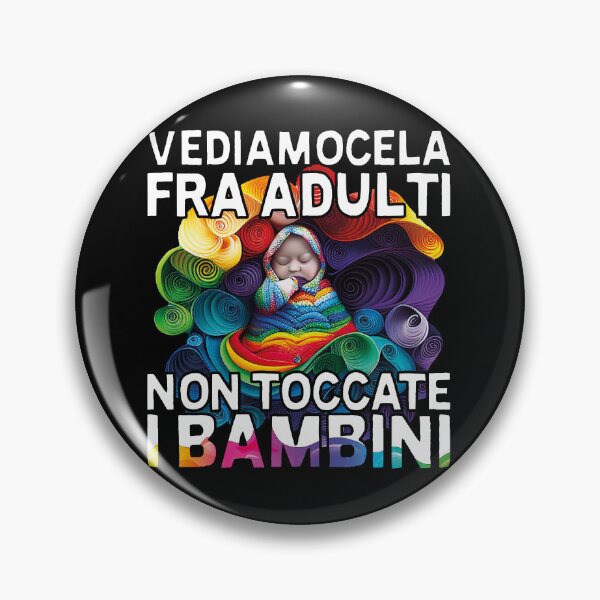 Artikelvorschau, vediamocela fra adulti non toccate i bambini entworfen und verkauft von themoniae.