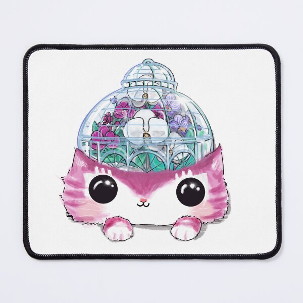 Item preview, Feline orchids in glass dome designed and sold by BarbaraMT.