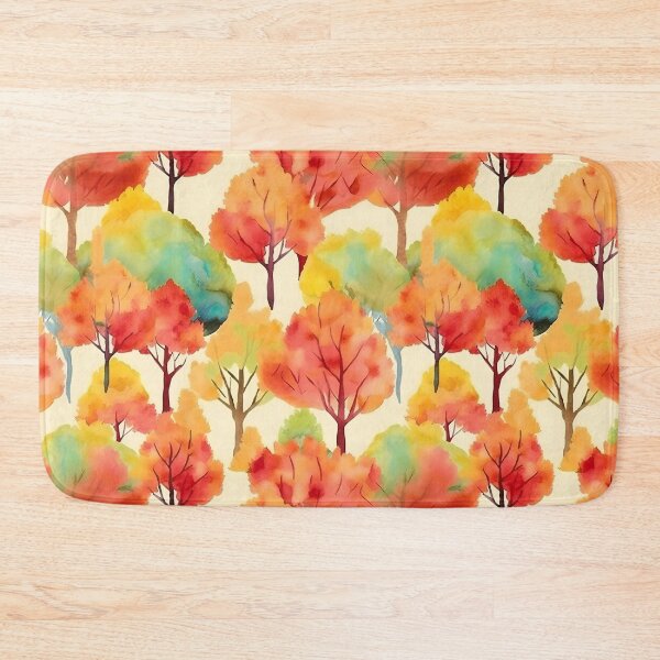 Item preview, Watercolor Trees of Fall Pattern designed and sold by ClairesPatterns.