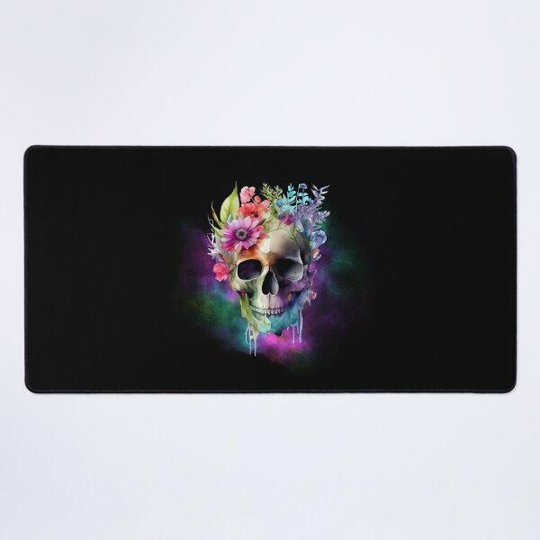 Item preview, Beautiful Demise Skull & Flowers designed and sold by InfernalDesign.