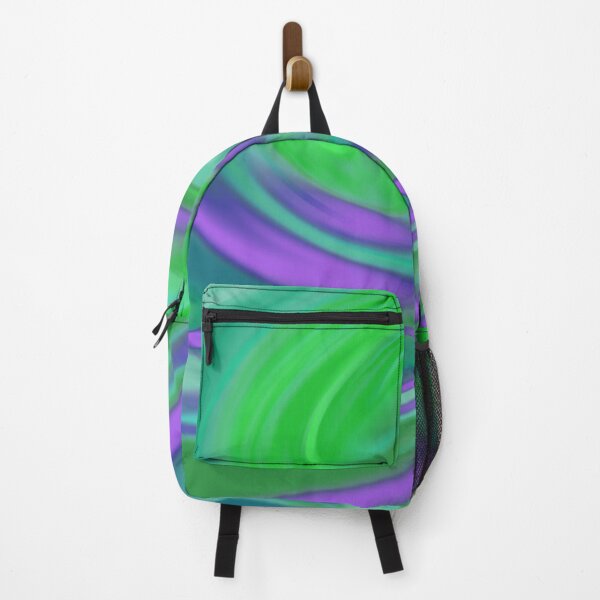Item preview, Spiral abstract painting | SOULS | green-purple-turquoise designed and sold by cheqsin.