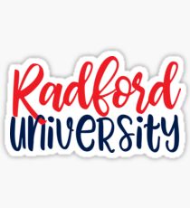 RU - Radford University Sticker