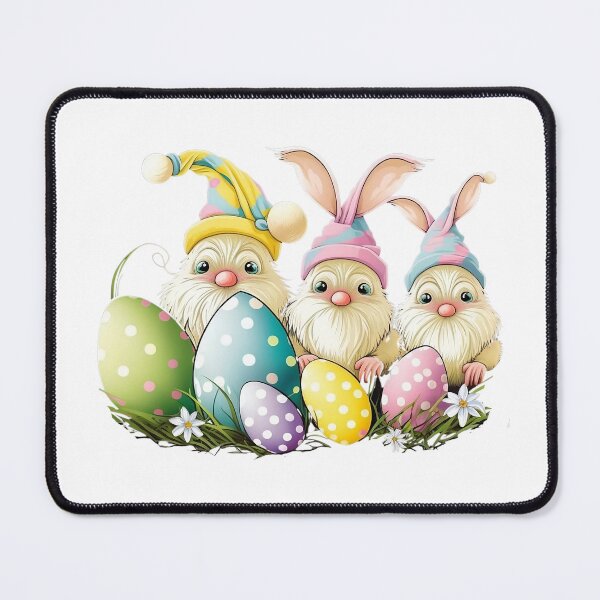 Item preview, Easter Bunny Spring Cute Gnome Easter Egg Hunting And Basket  designed and sold by Cheeeeky.