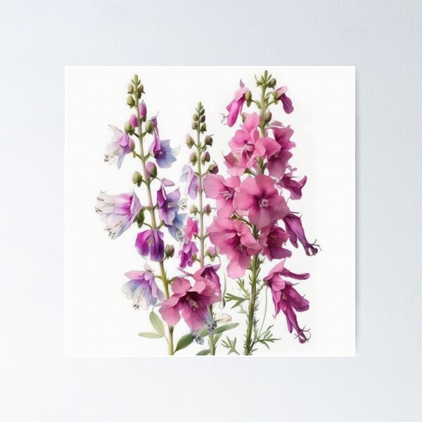 Item preview, Larkspur Flowers  designed and sold by Vanover Designs.