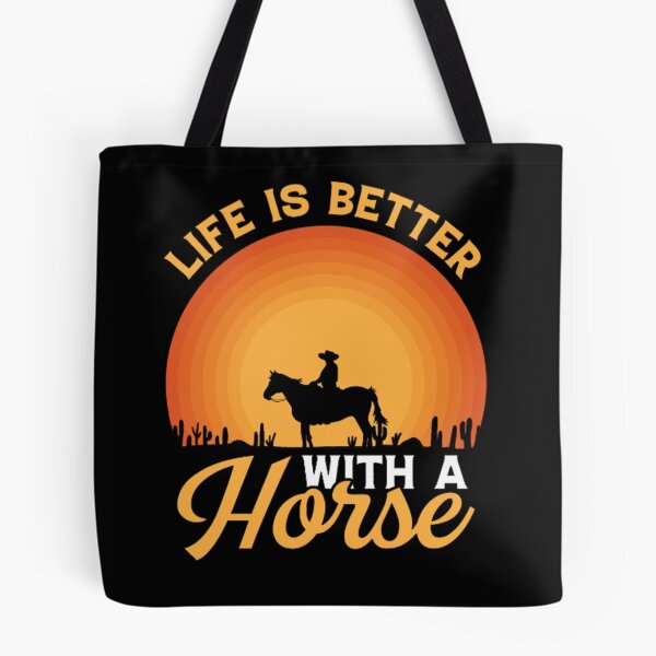 Item preview, Horse Trotting - Life Is Better With A Horse designed and sold by 8bitpizza.