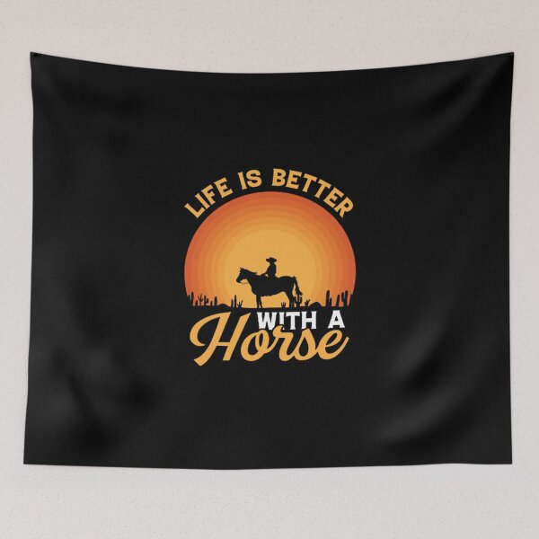 Item preview, Trote a caballo: la vida es mejor con un caballo designed and sold by 8bitpizza.