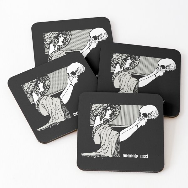 Item preview, Memento mori woman with skull designed and sold by Marker7.