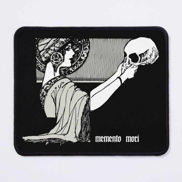Item preview, Memento mori woman with skull designed and sold by Marker7.