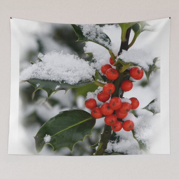 Item preview, Holly berries in the snow designed and sold by HaleyRedshaw.