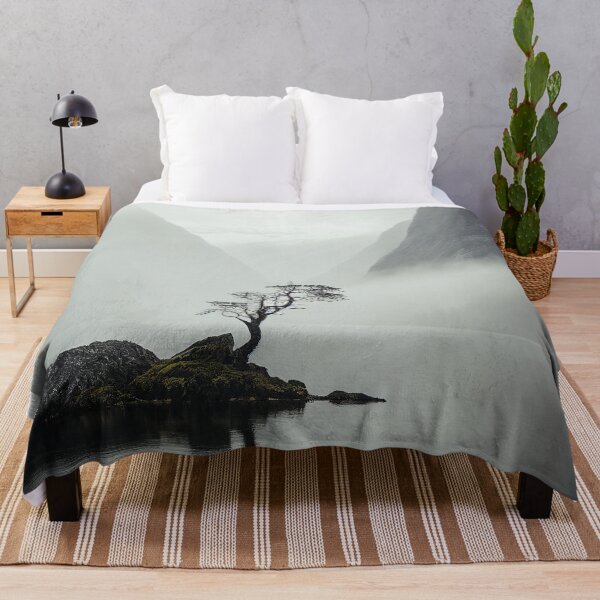 Item preview, Misty Fjord with Minimalist Scandinavian Elements designed and sold by Abili-Tees.
