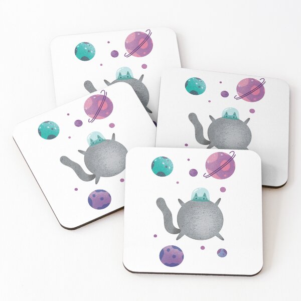 Item preview,  A cat in space designed and sold by Martyna Kamieńska.