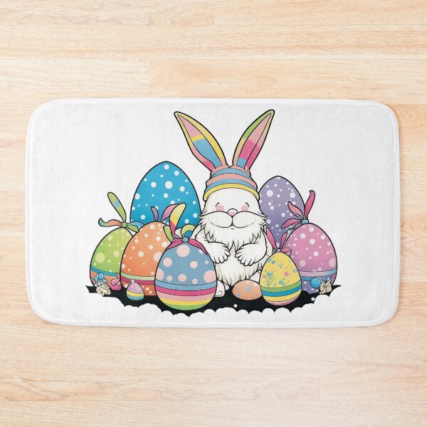 Item preview, Easter Bunny Spring Cute Gnome Easter Egg Hunting And Basket  designed and sold by Cheeeeky.