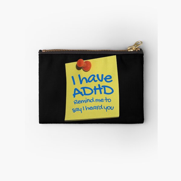Item preview, Funny ADHD QUOTE - I have ADHD Remind me to say I heard you - Attention Deficit HyperActive Disorder | Neurodiversity | Neurodivergent | Neurodiverse designed and sold by MJDezigns.