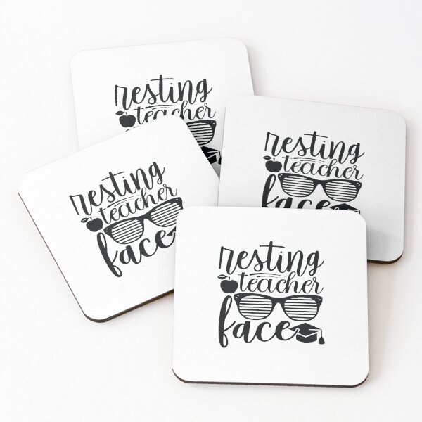 Item preview, RESTING TEACHER FACE designed and sold by SticerOcean.