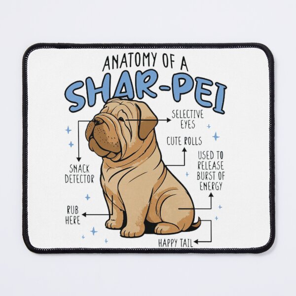 Item preview, Anatomy of a Sharpei dog designed and sold by Ella1901.