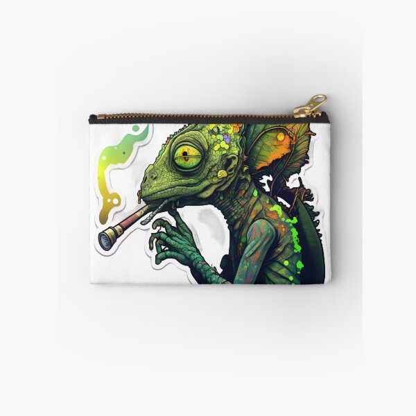 Item preview, cameleon smoking weed designed and sold by futuresimo04.