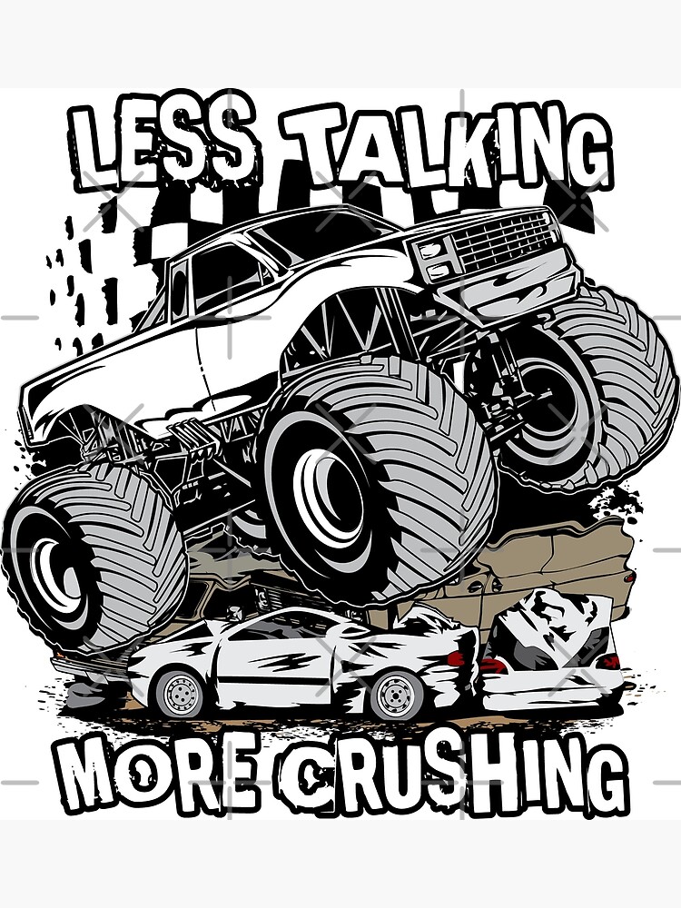 Taz Monster Truck coloring page