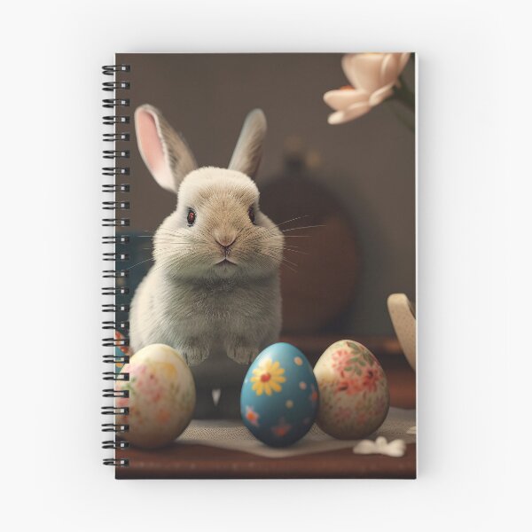 Item preview, Vintage style bunny and Easter eggs with flowers very artwork 1 designed and sold by jetaiart.
