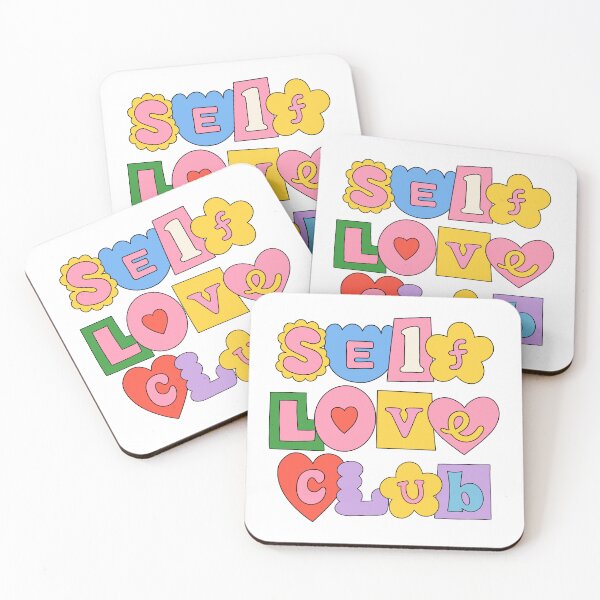 Item preview, self love club cute letters designed and sold by catdiasart.