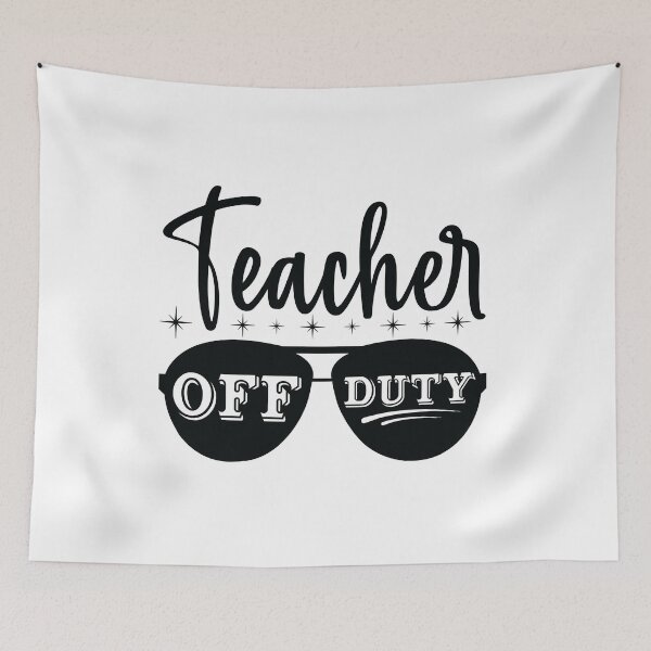 Item preview, TEACHER OFF DUTY designed and sold by SticerOcean.