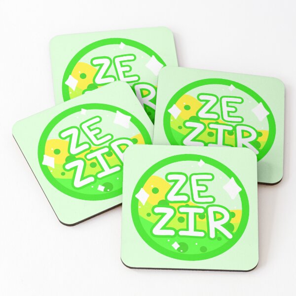 Item preview, ze/zir lime green & yellow boba designed and sold by pridefrogprints.