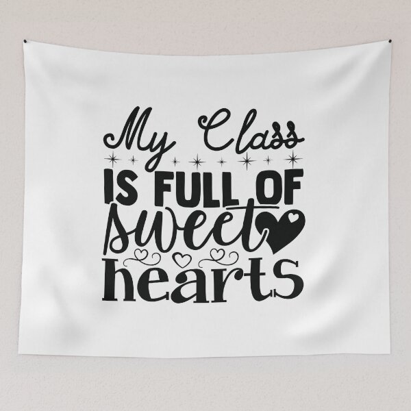 Item preview, MY CLASS IS FULL OF SWEET HEARTS designed and sold by SticerOcean.