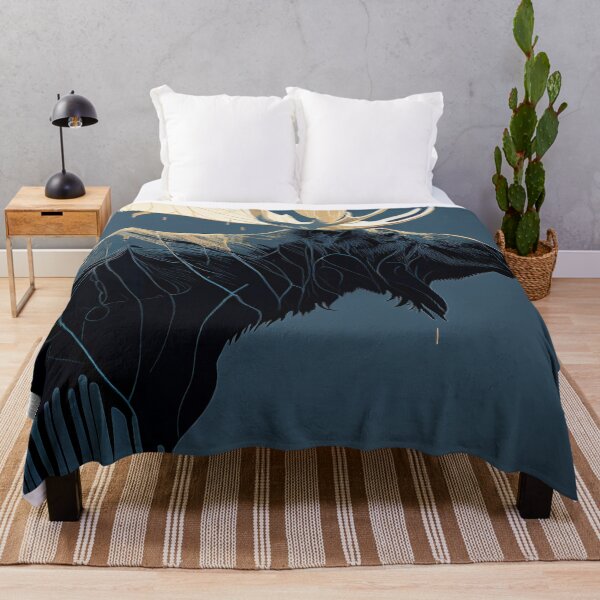 Item preview, Swedish Minimalism Moose Abstract Artwork designed and sold by Abili-Tees.