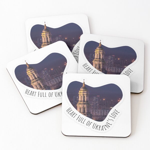 Item preview, Heart Full of Ukraine's Love Sticker designed and sold by zefirdsgn.