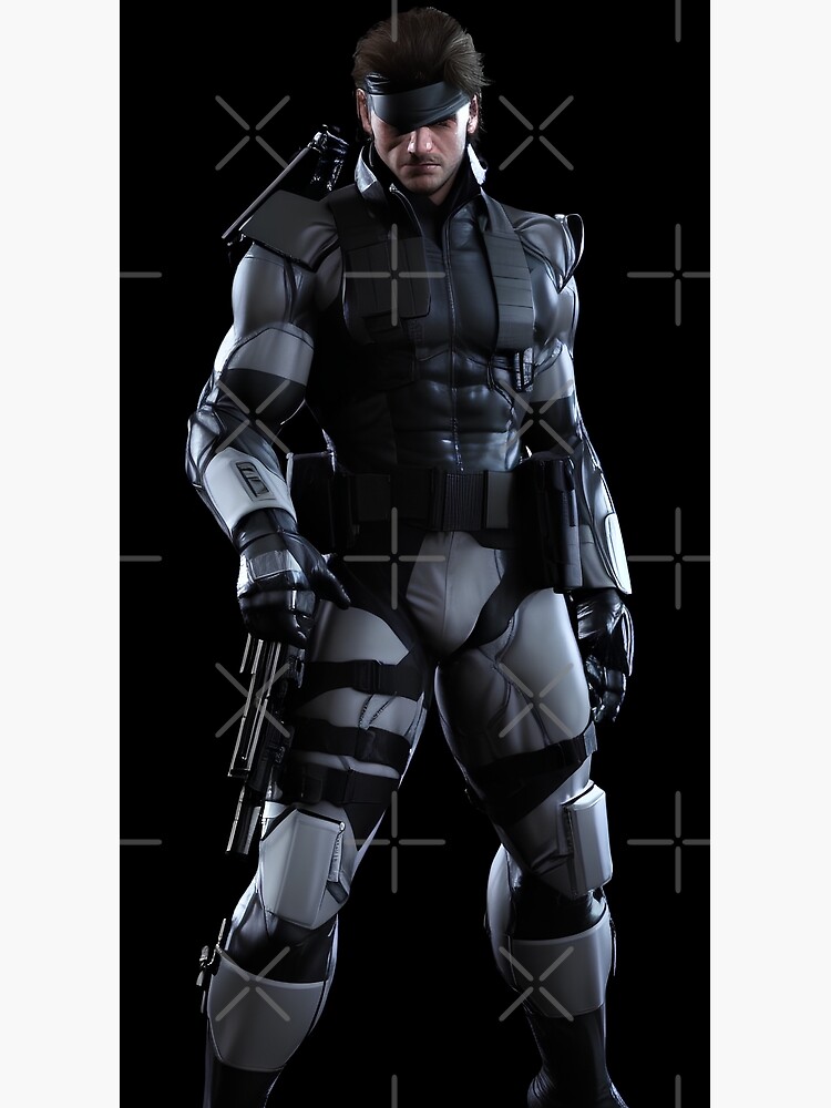 Solid Snake From Metal Gear Solid Art Print , Solid Snake