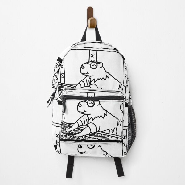 Item preview, Music Producer Capybara Line Drawing designed and sold by ellenhenry.