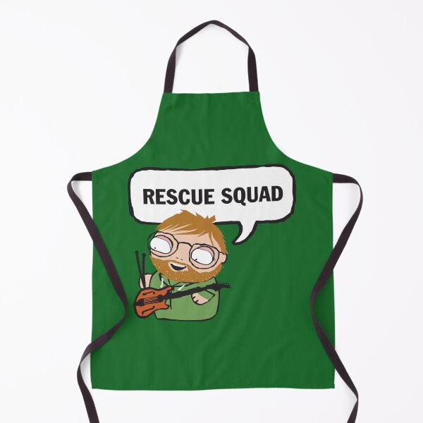 Item preview, Trey Anastasio from Phish dressed in green clone suit getting stuck above the stage performing rescue squad designed and sold by field3.