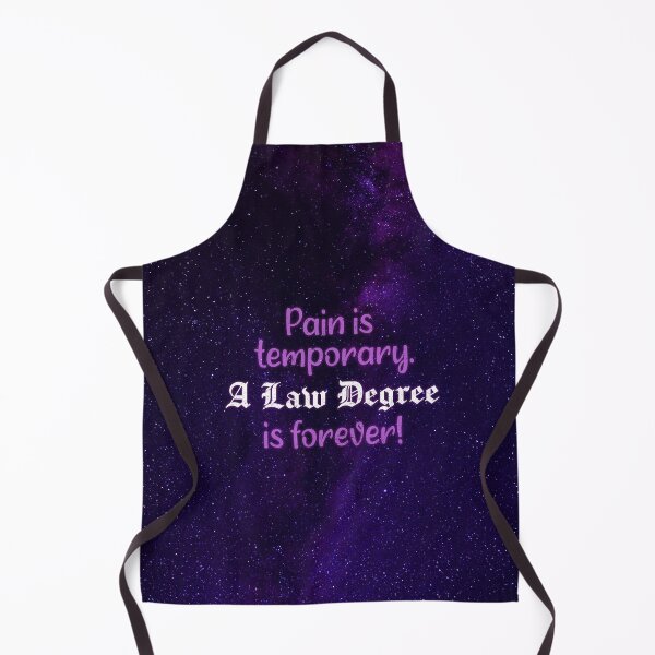 Item preview, Pain is temporary. A Law Degree is forever! - Law student gift designed and sold by CourtOfApparel.